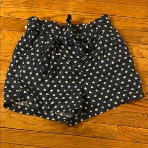 Workshop Republic Clothing Navy High Waist Shorts